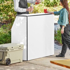 48" Portable Bar - White